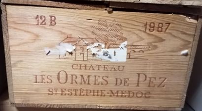
12 bottles Château Les Ormes de Pez, Saint-Estèphe,...
