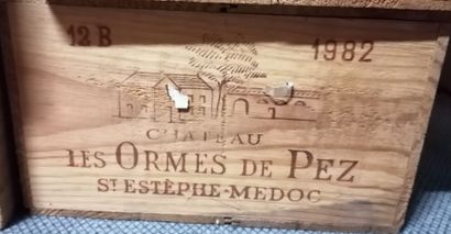 
12 bottles Château Les Ormes de Pez, Saint-Estèphe,...