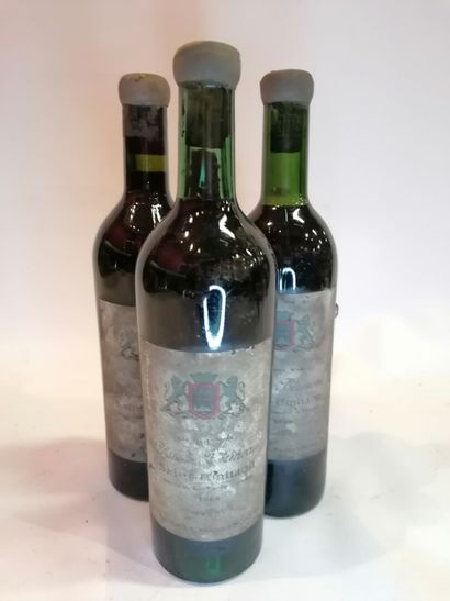 
3 bottles, Château Bezineau Saint Emilion,...