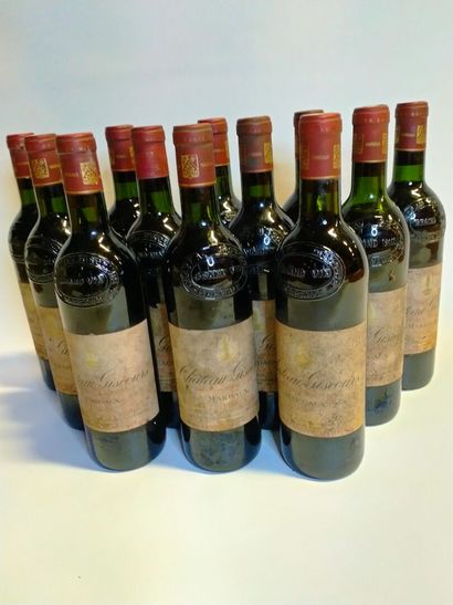 
12 bottles, Château Giscours Margaux, grand...