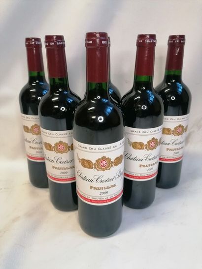 
Six bottles Château Croizet Bages Pouillac...