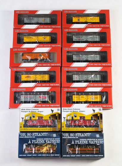 
RAPIDO






RED CABOOSE 14 wagons panachés(sans...