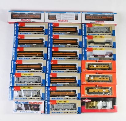 
TRAINLINE WALTHERS RIVAROSSI






24 wagons...