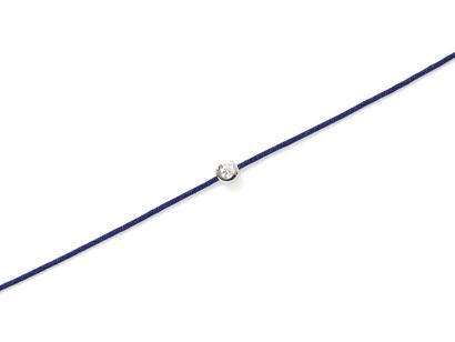 Bracelet in white gold 750 thousandths, holding...