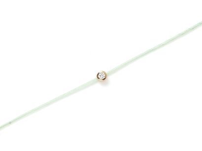 Bracelet in pink gold 750 thousandths, holding...