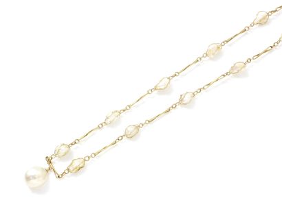 Collier articulé en or 750 millièmes habillé...