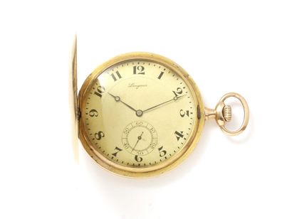 LONGINES

Montre de poche savonnette en or...