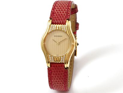 BOUCHERON 

Montre bracelet de dame en or...