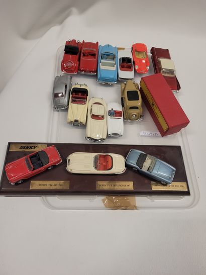 Reissue, Dinky-Toys, lot of 15 cars, lot...