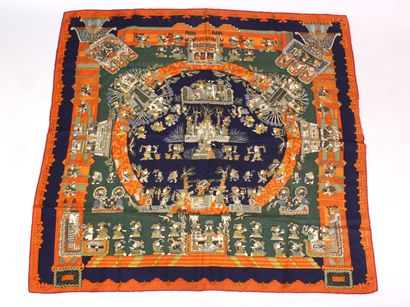 HERMÈS PARIS ''Astres et Soleil'' silk scarf
Square...