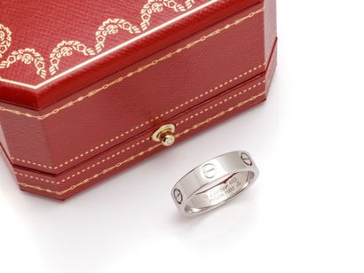 CARTIER ''LOVE
Ring in 950 thousandth platinum...