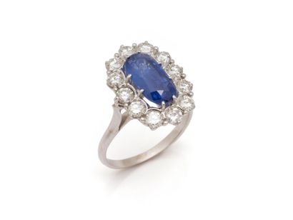 585 thousandths white gold marquise ring...