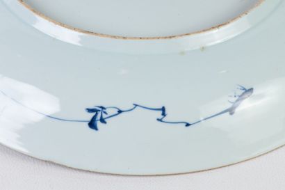 A set including 3 plates (D22cm), small accidents...