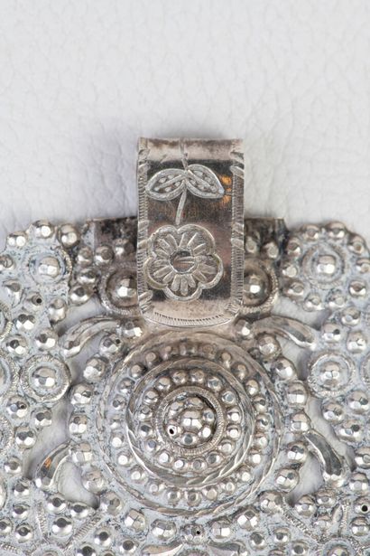 A pair of cape clasps, 19th century, richly...