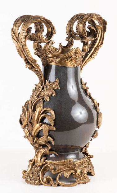 Carnaby Ormolu, 20th century, brown-glazed...