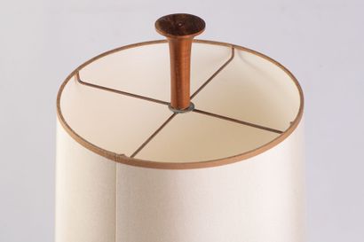 Nicolas AUBAGAC. Table lamp in rosewood,...