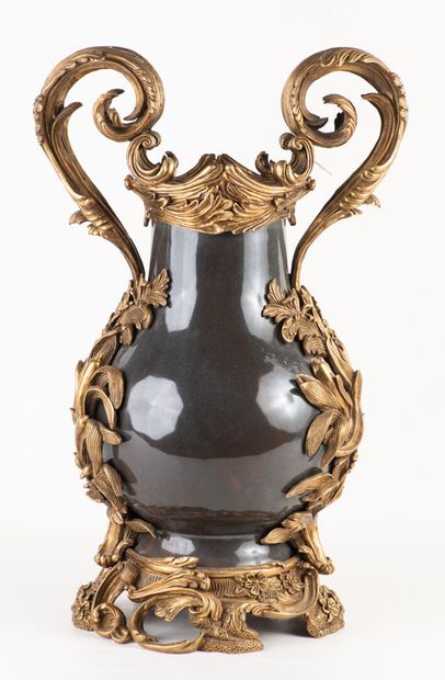 Carnaby Ormolu, 20th century, brown-glazed...