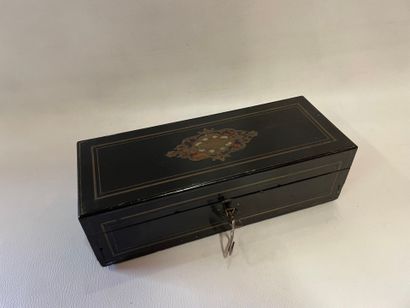 Boîte à gants, époque Napoléon III, incrustation...