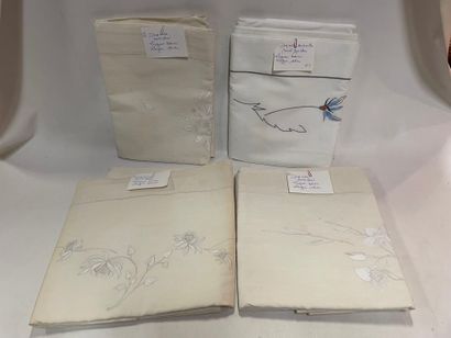 Un lot de Draps métis provenant de la grande...