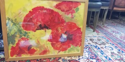 A lot of three watercolors by the painter...