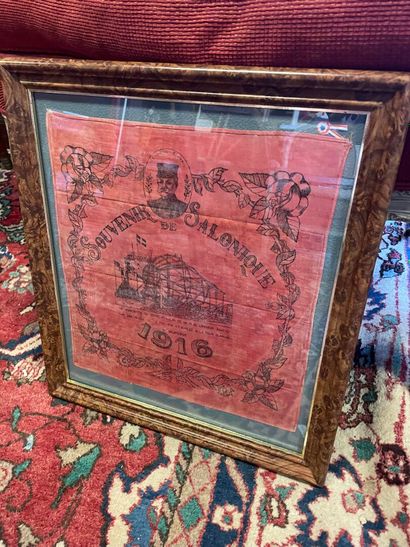 framed handkerchief, 