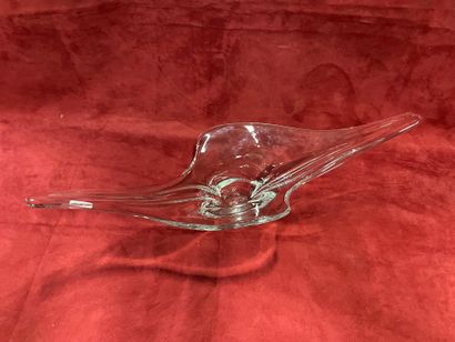 Coupe à fruits en cristal, 74.5 cm