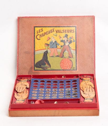 Jeux les chapeaux valseurs dans sa boite...