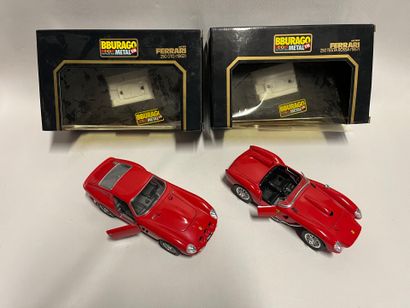 lot de 2 FERRARI à l'échelle 1/18eme de marque...
