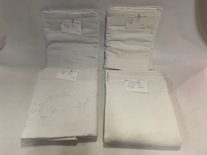 Un lot de Draps métis provenant de la grande...