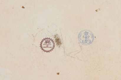 Armes de Louis Philippe, Assiette en faïence...