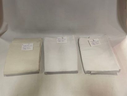 Un lot de Draps métis provenant de la grande...