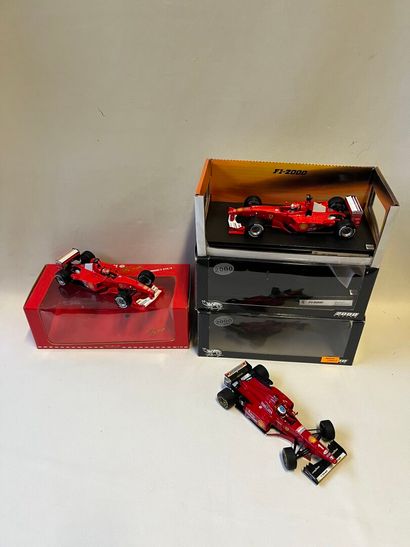 un lot de 3 F1 de marques HOT WHEELS et MS-COLLECTION...