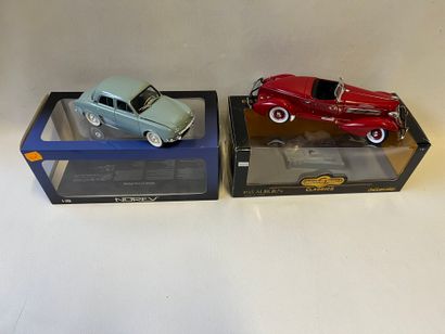 Un lot de 2 voitures à l'échelle 1/18eme...