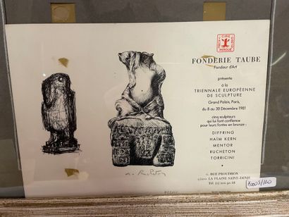 Plaquette de présentation pour la fonderie...