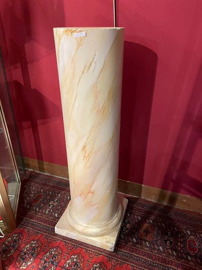 Plaster column, marble effect, H100xD25cm...