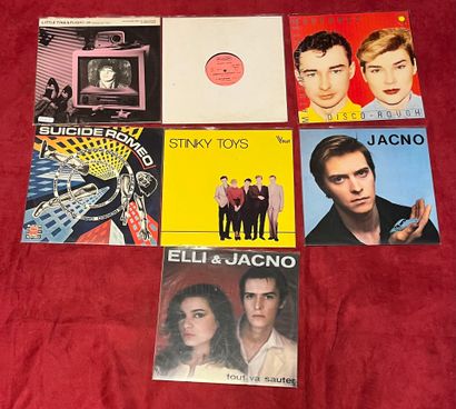 Un lot de 7 vinyles dont Elli & Jacnon, Jacno,...