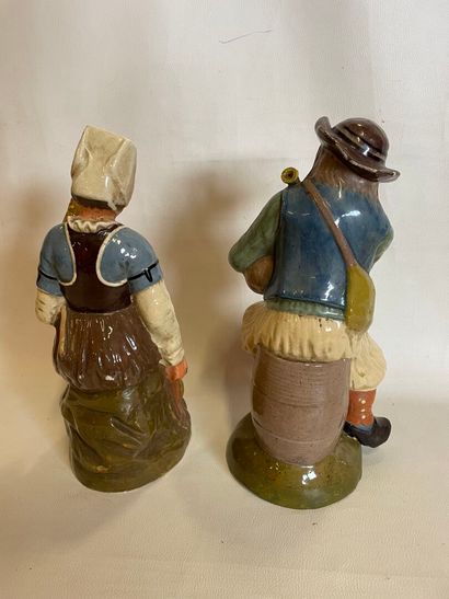 Breton, couple représentant le musicien à...