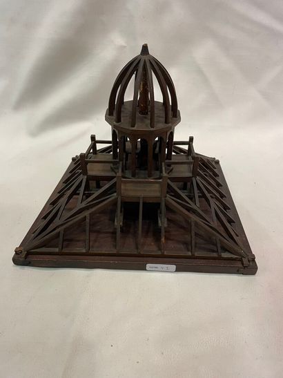 Travail de maitrise de compagnon, maquette...
