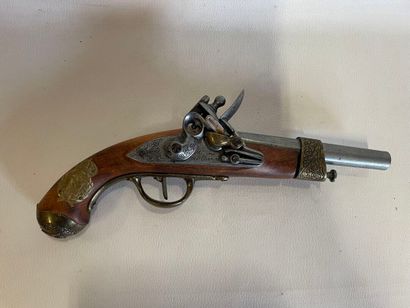 Pistolet de style Napoléonien, XXème, copie,...