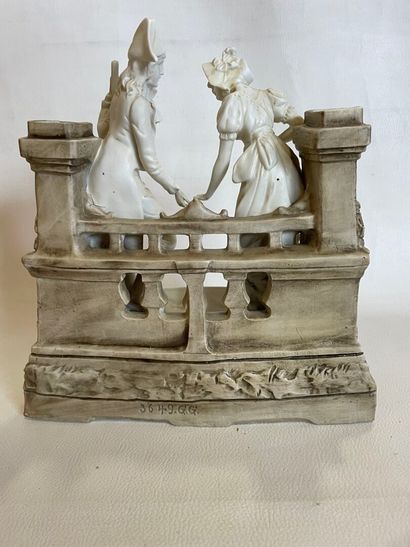 Groupe en porcelaine 