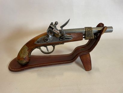 Pistolet de style Napoléonien, XXème, copie,...