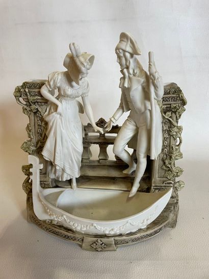 Groupe en porcelaine 