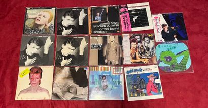 un lot de 14 vinyles de David Bowie dont...