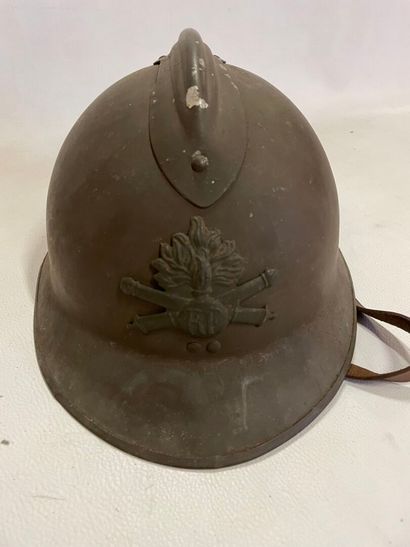 Casque d'artillerie, modèle 1926, attributs...