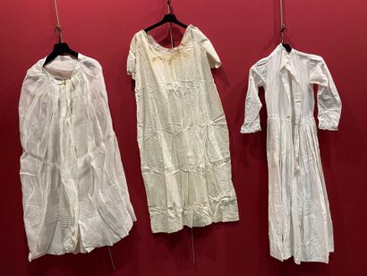 Lot de 9 sorties de nuits ou sous robe de...