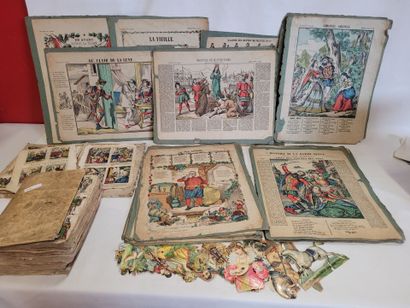 Lot vieux papiers comprenant lot d'imageries...