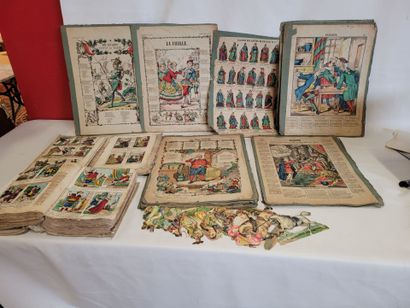 Lot vieux papiers comprenant lot d'imageries...
