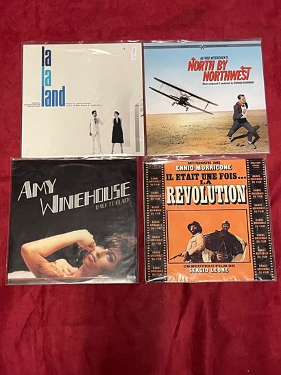 un lot de 4 vinyles, musiques de film dont...