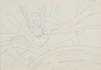 Naruto - Kurama

Original production pencil...