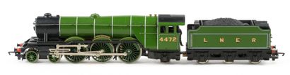 HORNBY. A green FLYINC SCOTSMAN steam locomotive...